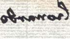 Figure 3 - Leonardo's signature