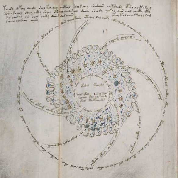 Figure 7 - clockwise astronomical drawing